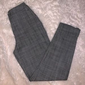 H&M plaid dress pant capris